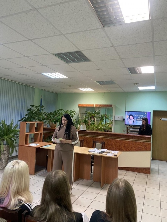Творческая встреча Ольги Беловой со студентами