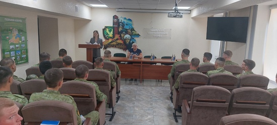 Встреча с писательницей на пограничной комендатуре «Речица» 